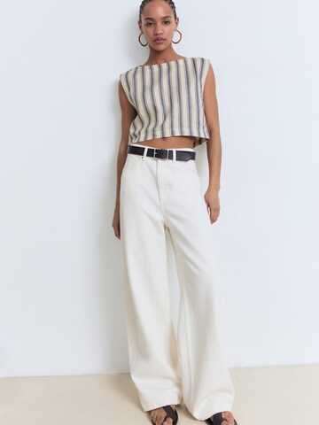 MANGO Top 'FRED' in Beige