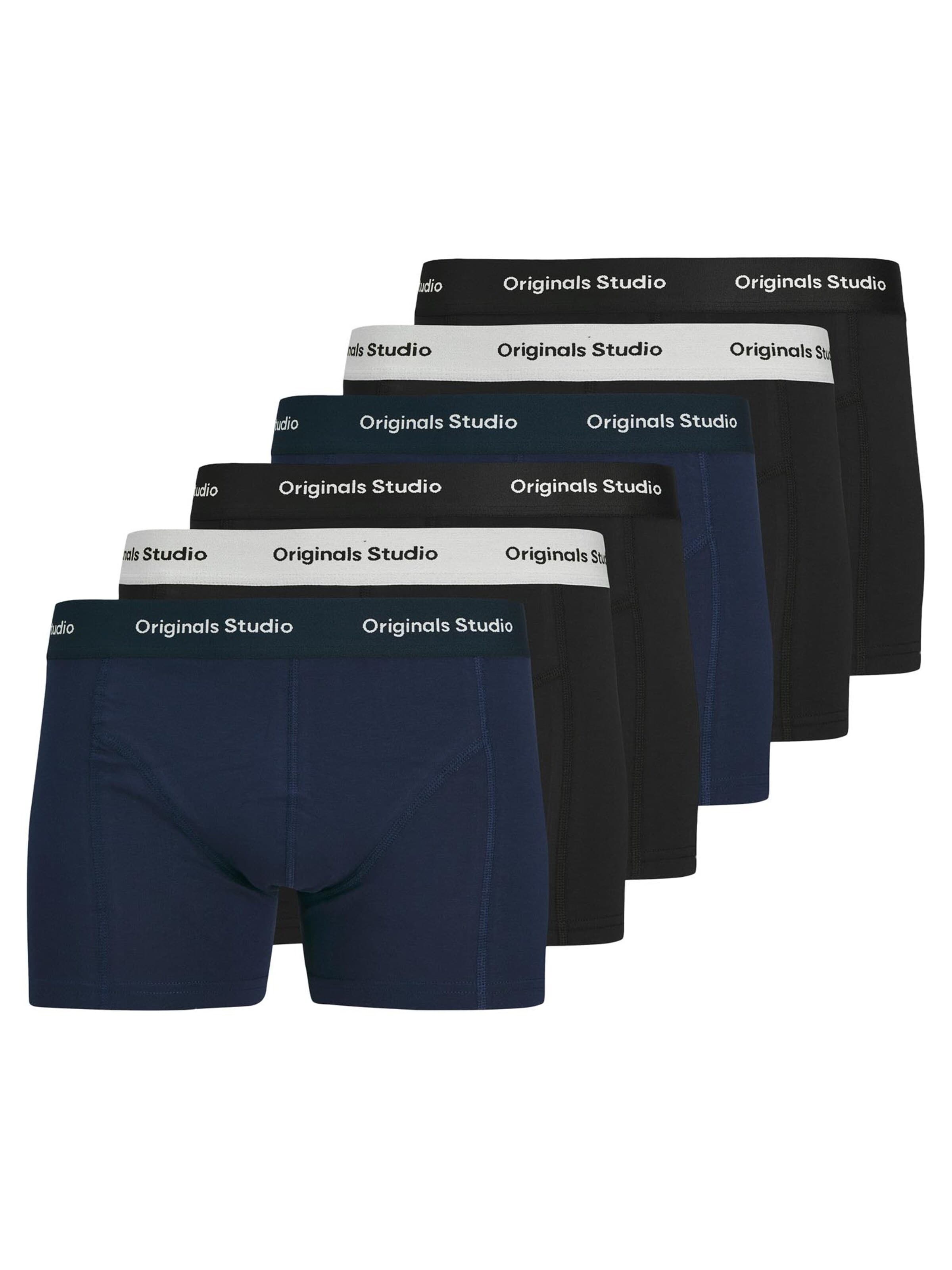 JACK & JONES Boxershorts 'Vesterbro Solid' in S in de kleur Donkerblauw, Productweergave
