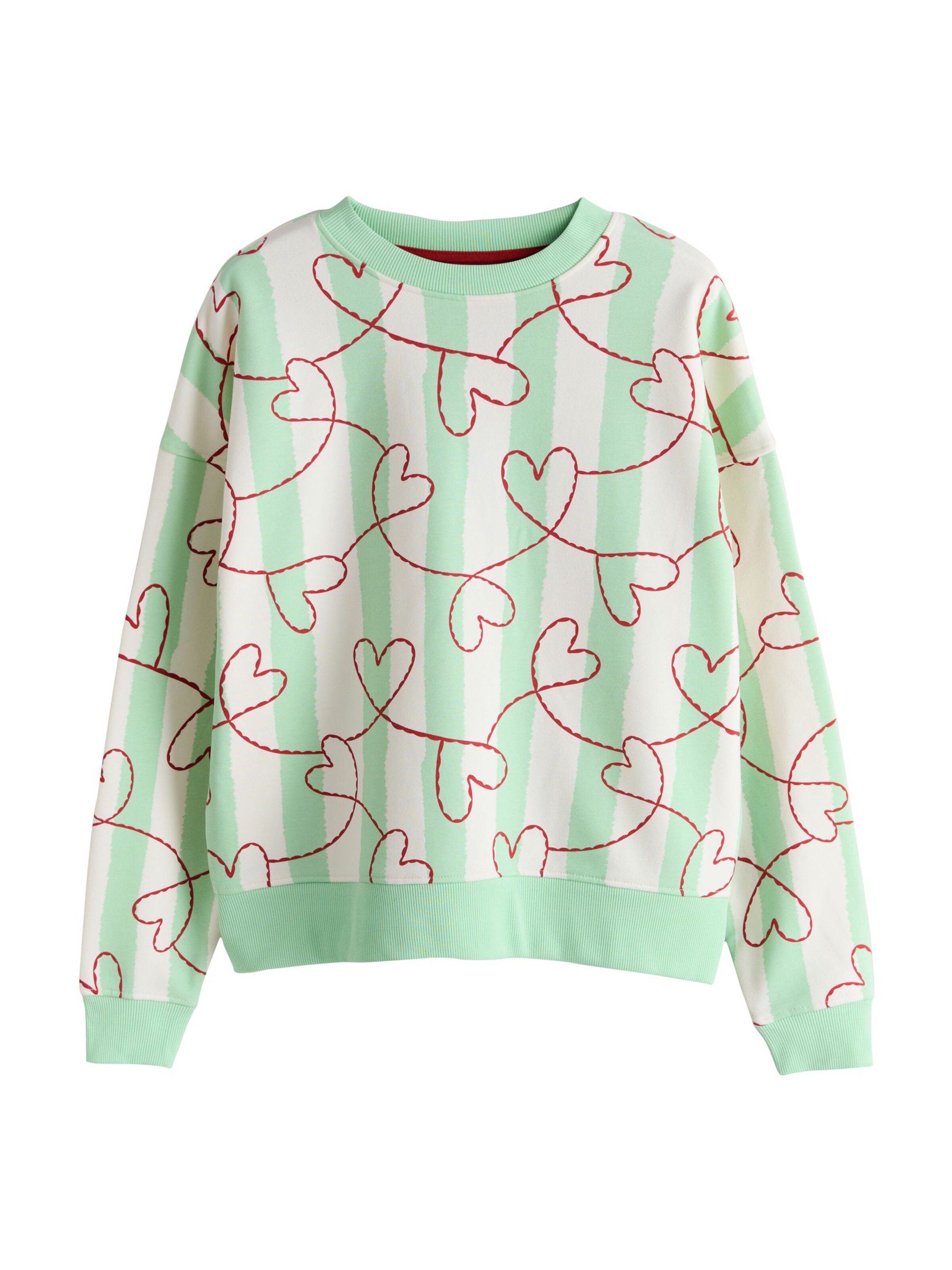 Next Свитшот в Зеленый: спереди