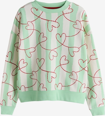 Next Свитшот в Зеленый: спереди