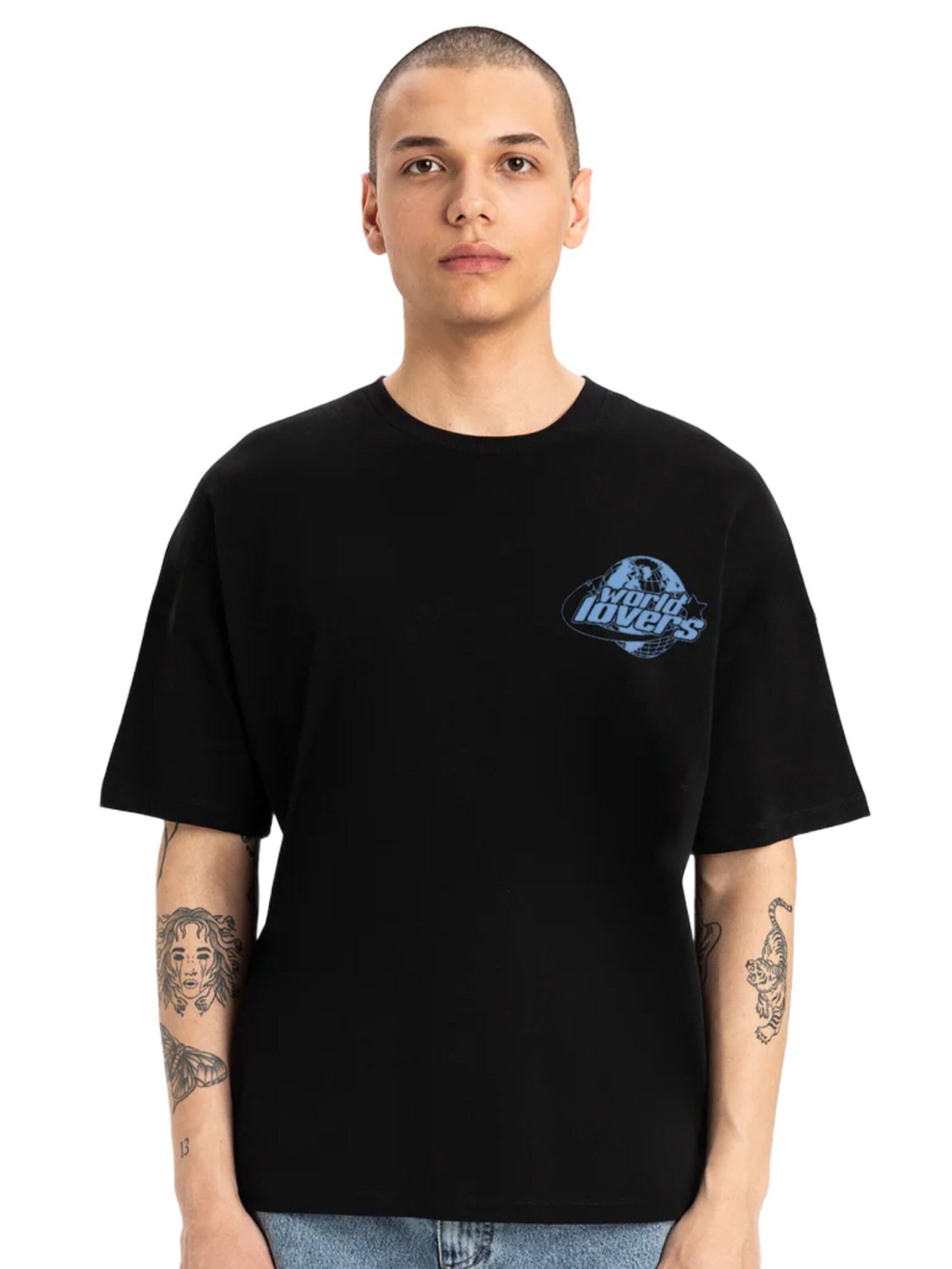 UNIQVIBE Shirt in Black