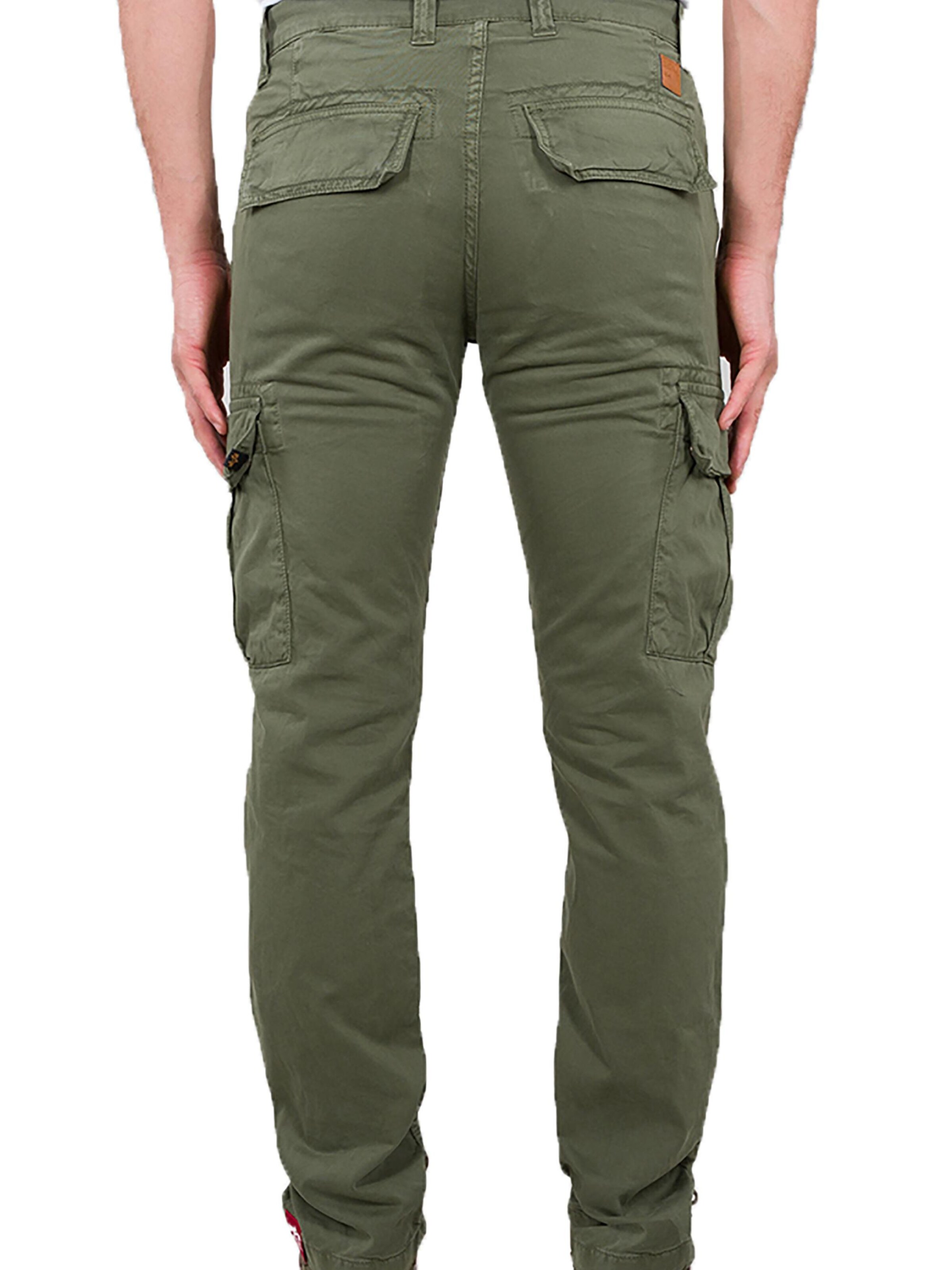 ALPHA INDUSTRIES Regular Cargohose 'Agent'‌‌‌‌‌‌‌ in Grün