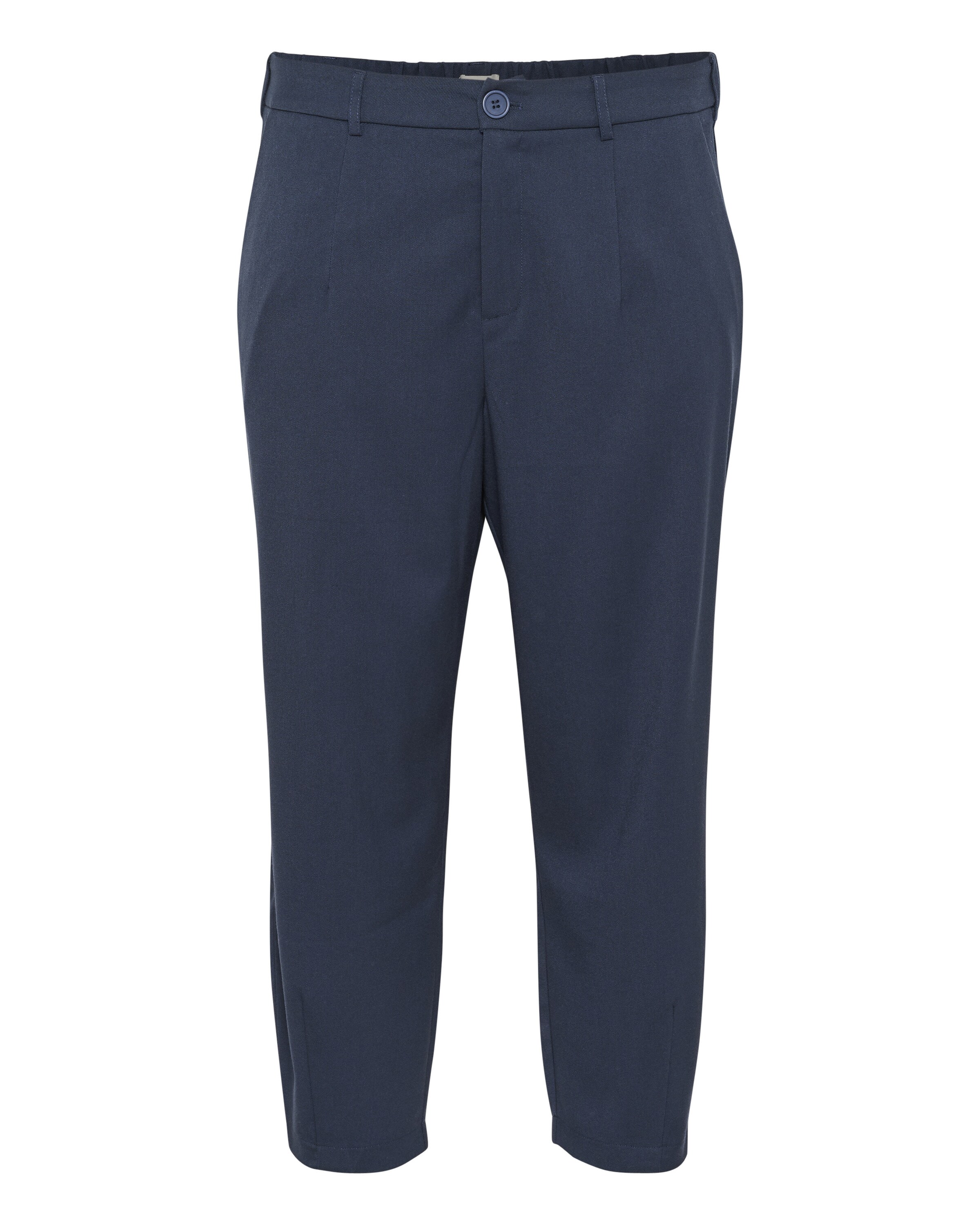 KAFFE CURVE Pleat-front trousers 'KCmerla' in Blue: front