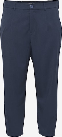 Pantalon à pince KAFFE CURVE en bleu : devant