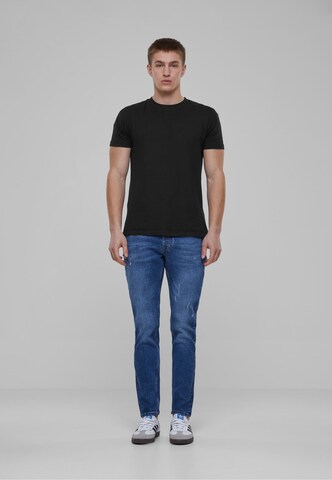 2Y Premium Tapered Jeans in Blau