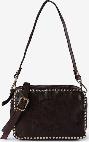 Sac bandoulière 'Kate' Campomaggi en marron : devant