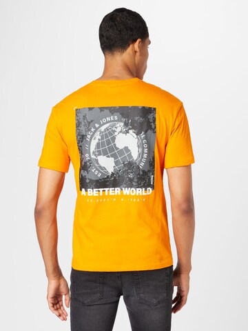 JACK & JONES T-Shirt 'Filo' in Orange