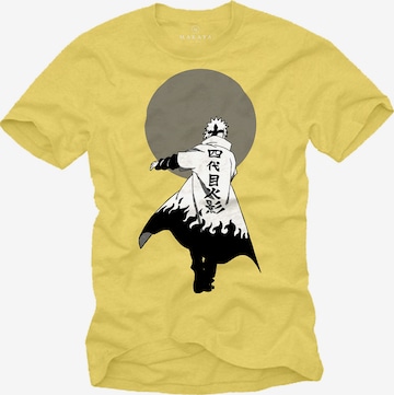 MAKAYA Shirt 'Ninja' in Gelb: Vorderseite