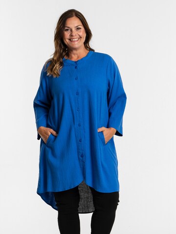 GOZZIP Tunic 'Monna' in Blue: front