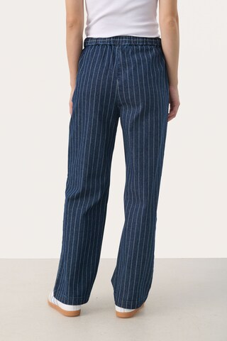 Loosefit Pantalon Part Two en bleu