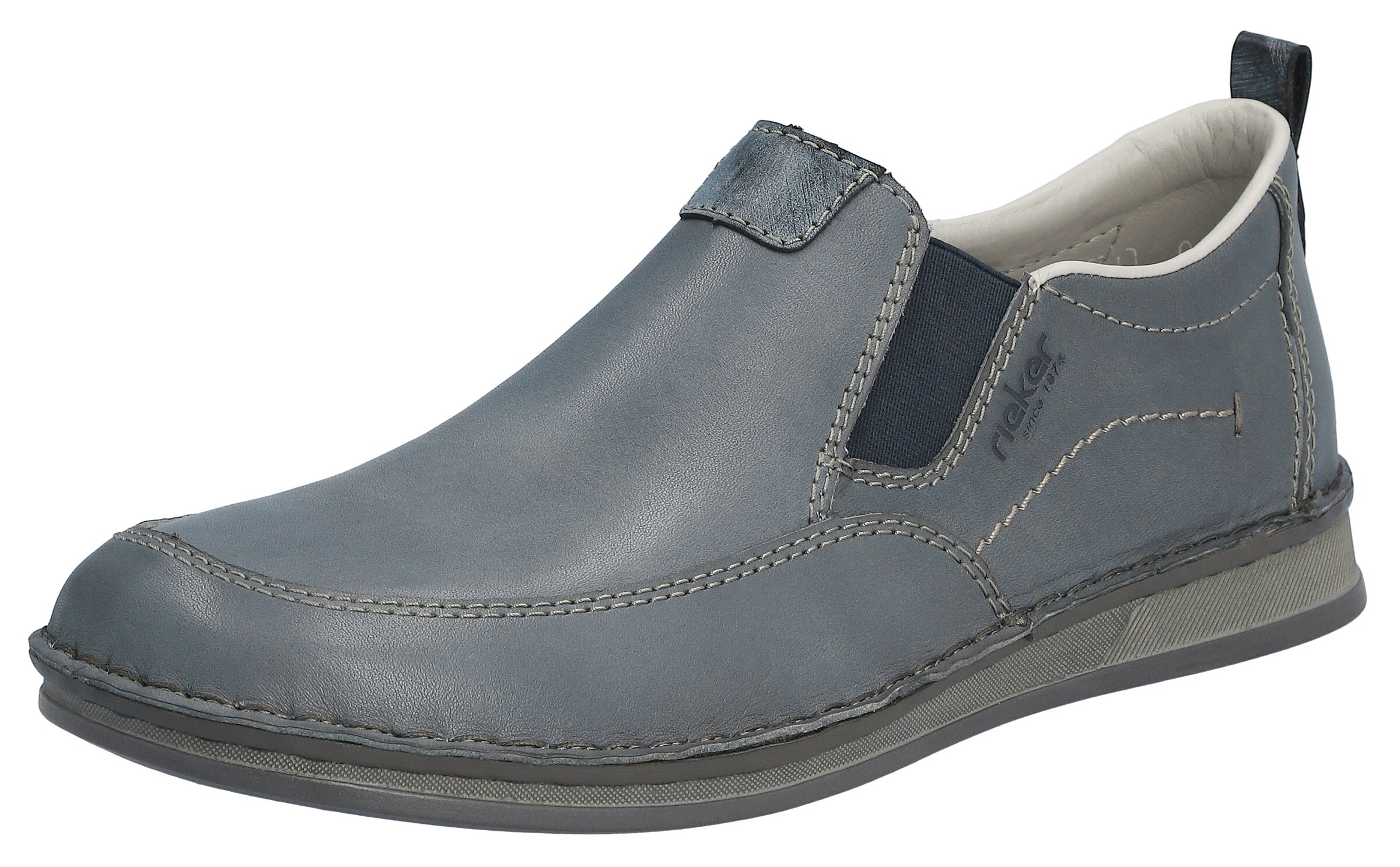 Rieker Slipper in Blau: Vorderseite