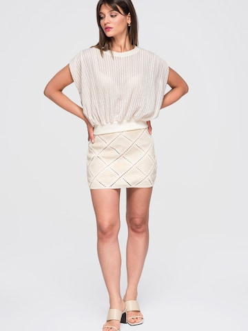 Ombre Blus i beige
