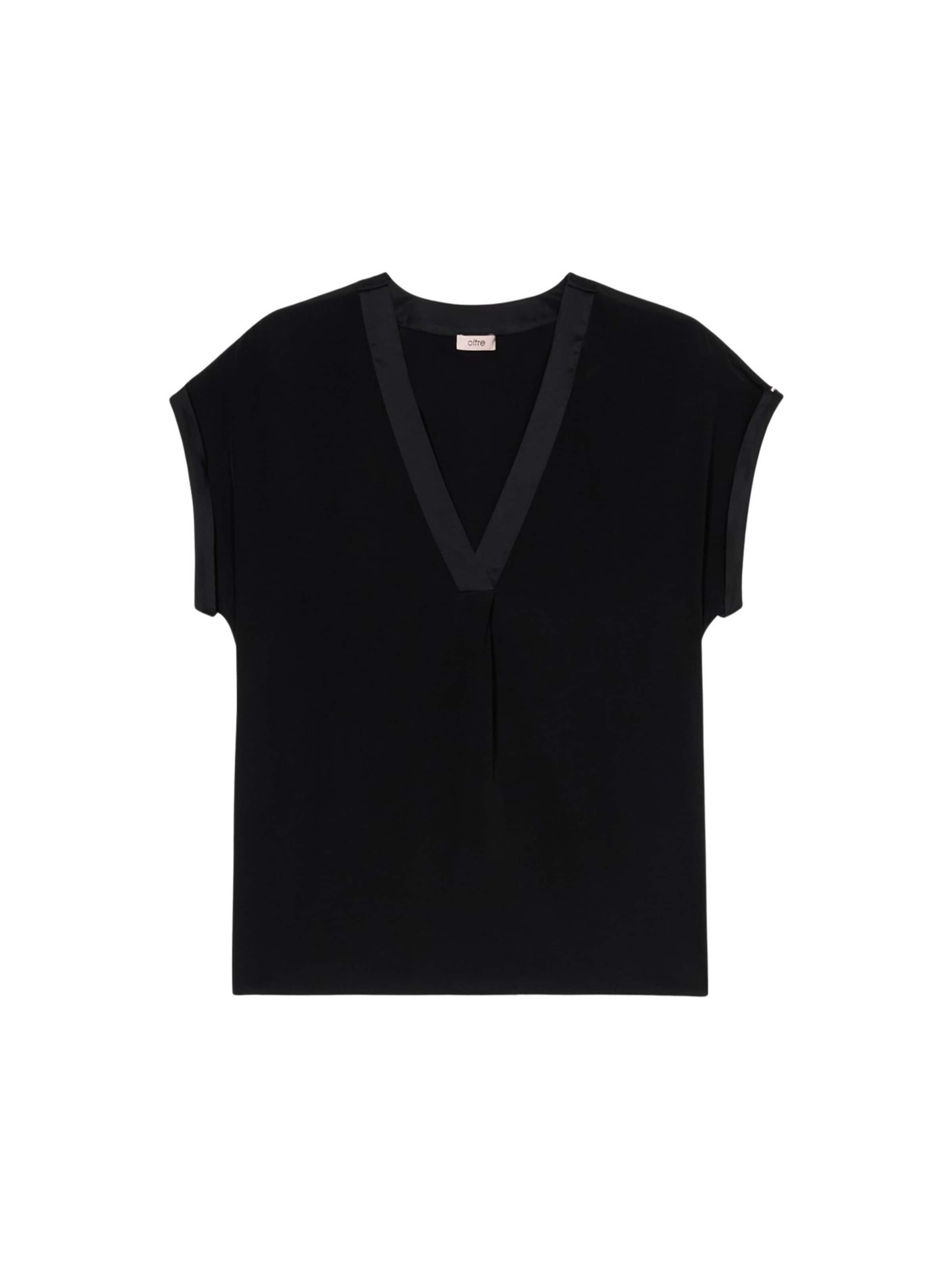 oltre - Blusa en negro: frente