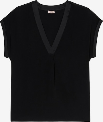 oltre - Blusa en negro: frente