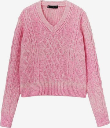 Pull-over 'Narciso' MANGO en rose : devant