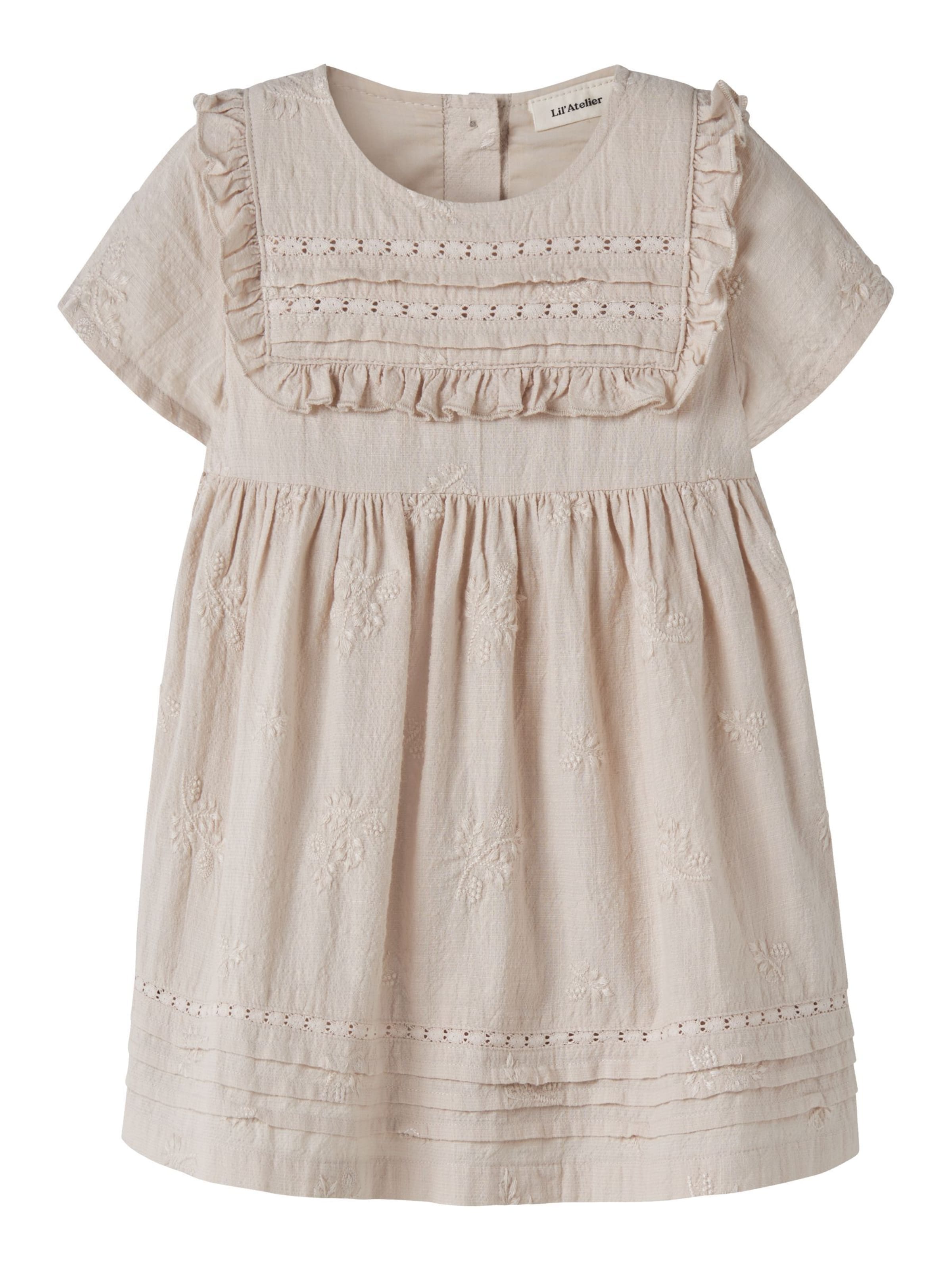 Lil'Atelier Jurk in Grijs: voorkant