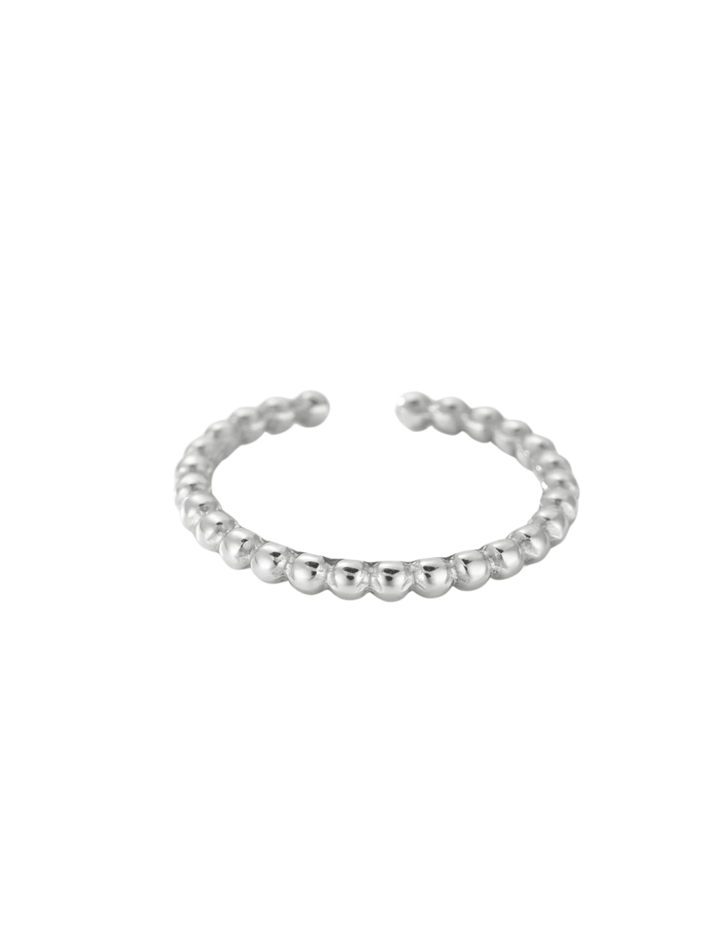 lePelou Ring 'DOTTY' in Silver: front