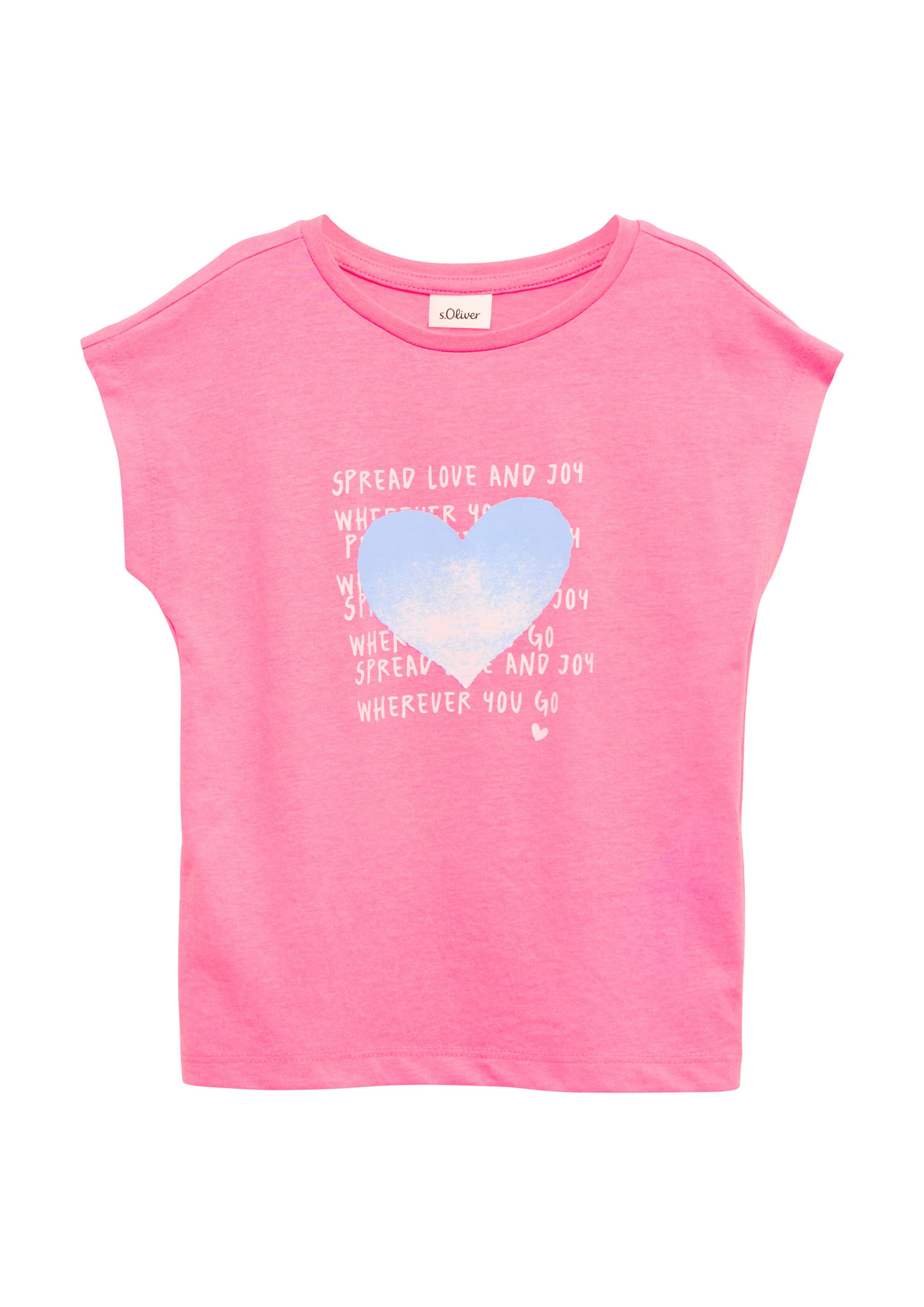 s.Oliver Shirt in Roze: voorkant