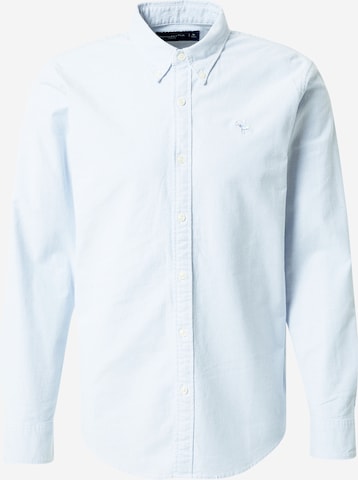 Abercrombie & Fitch Regular Fit Businesskjorte i blå: forside