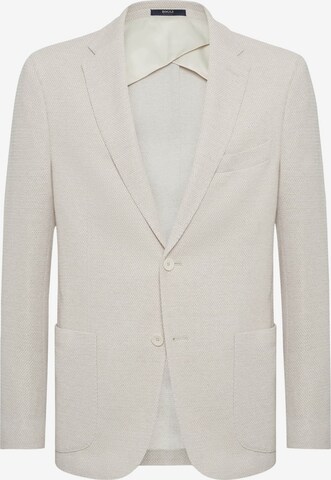 Coupe regular Veste de costume 'Bari' Boggi Milano en beige : devant