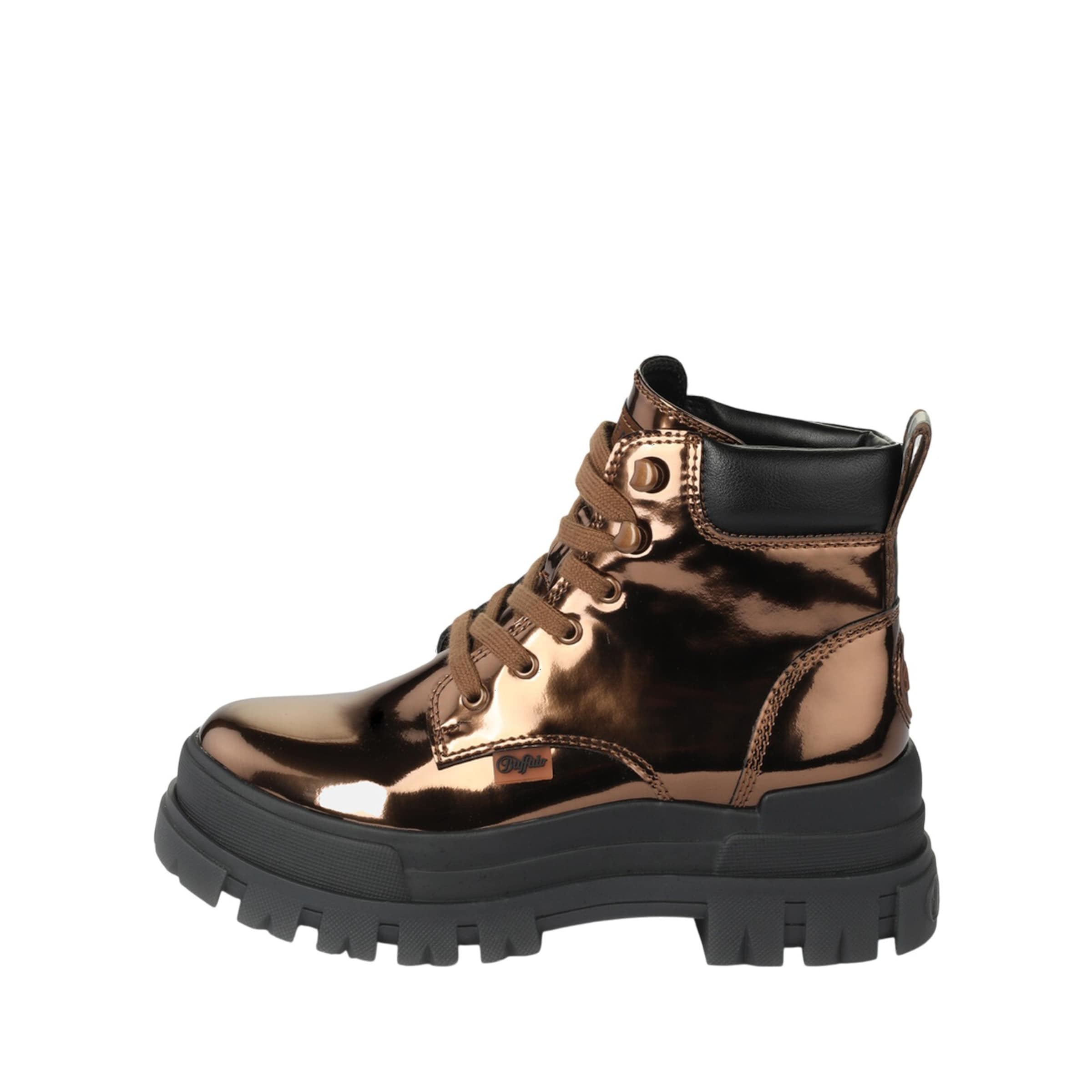 BUFFALO - Botim com fivela 'Aspha' em bronze