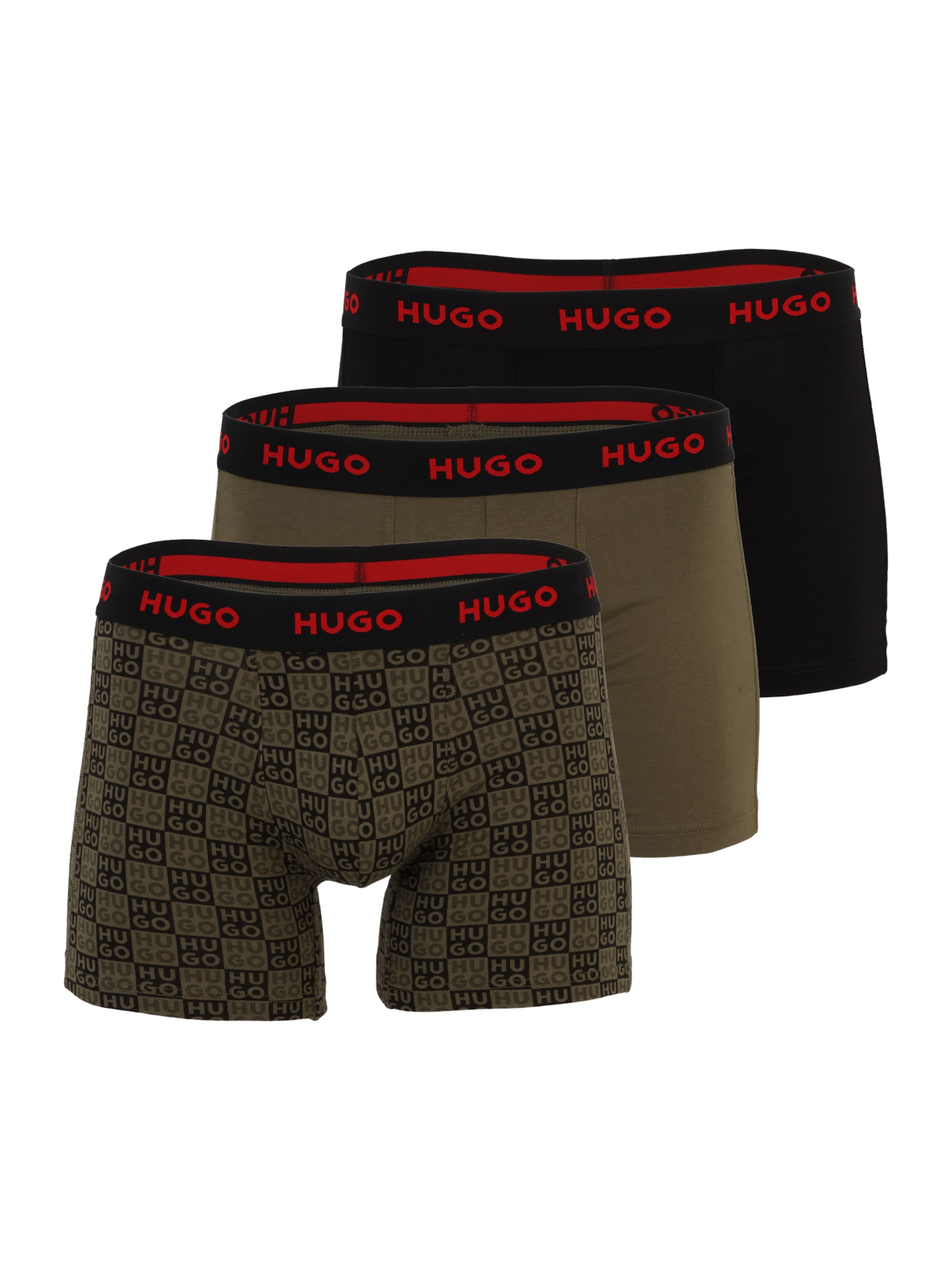 HUGO Боксерки в зелено: отпред
