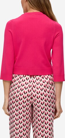 s.Oliver BLACK LABEL Strickjacke in Pink