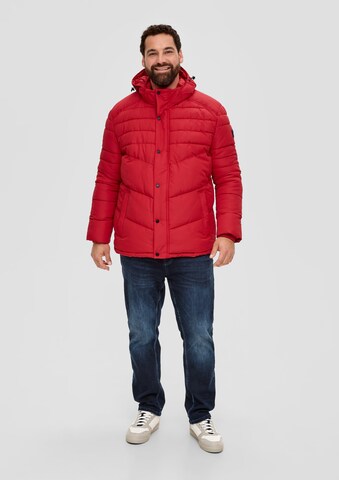 s.Oliver Men Big Sizes Winter Jacket in Red