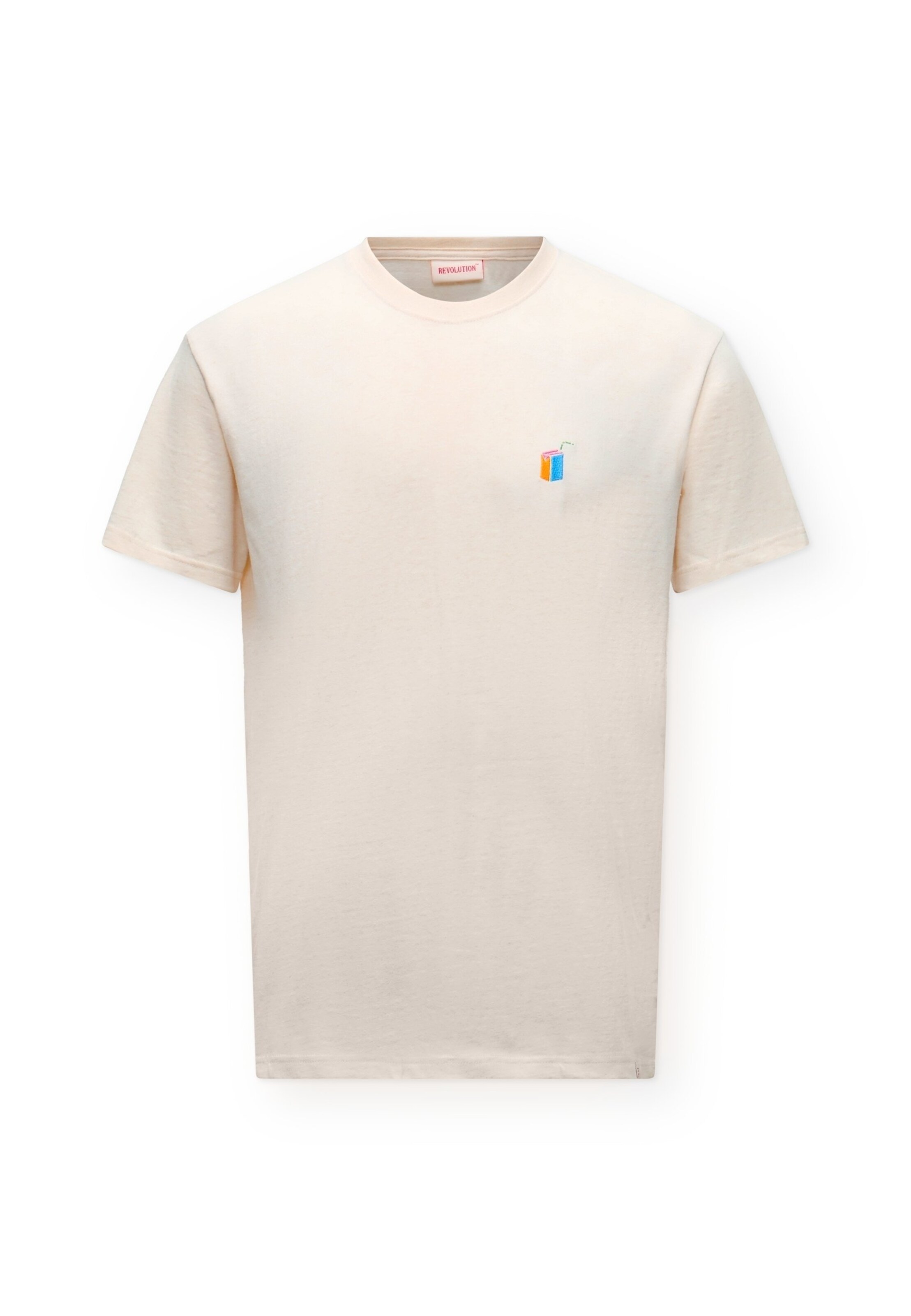 Maglietta di Revolution in bianco: frontale