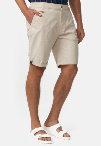 INDICODE JEANS Regular Chino 'Creel' in Beige