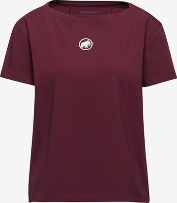 MAMMUT Performance Shirt 'Seon' in Red: front