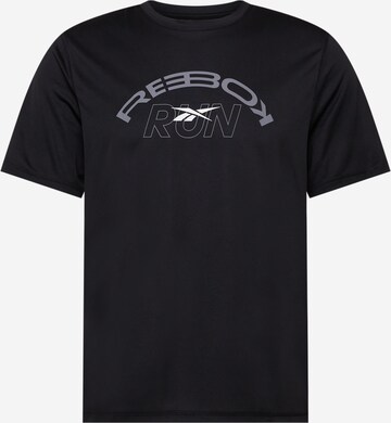 Reebok Sport Toiminnallinen paita värissä musta: edessä