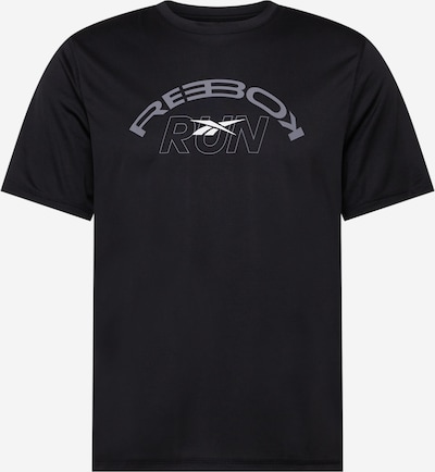 Reebok Sport Camiseta funcional en gris / negro / blanco, Vista del producto