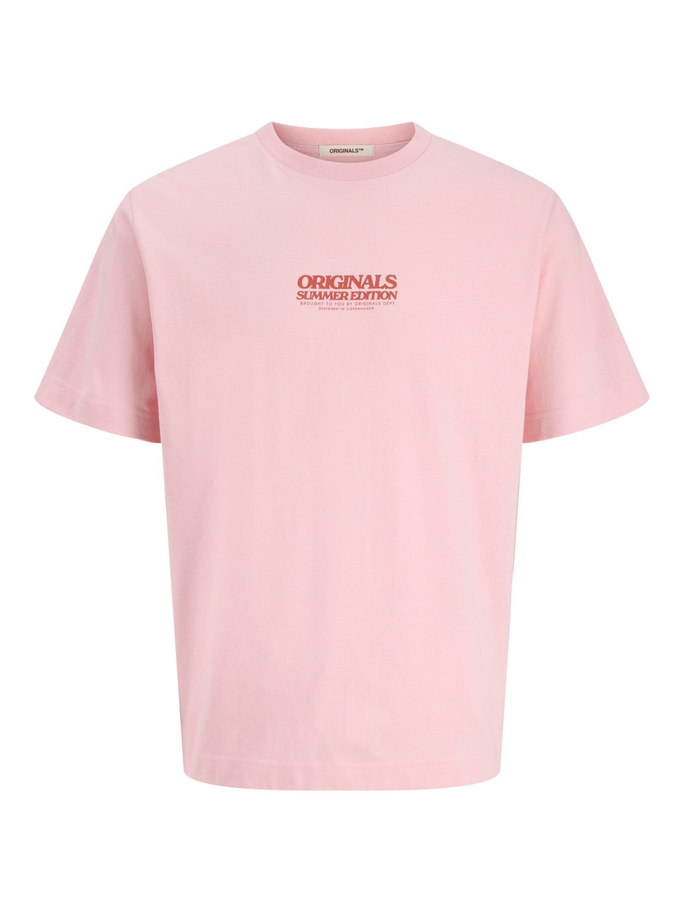T-Shirt JACK & JONES en rose : devant
