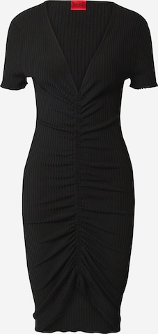 HUGO Dress 'Slisser' in Black: front