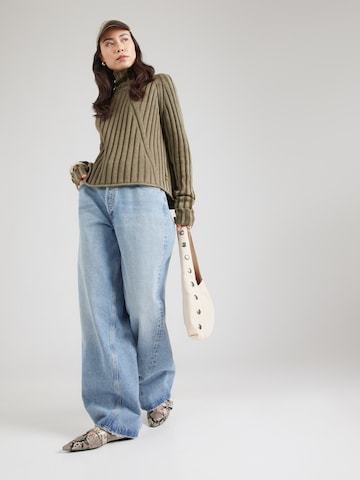 AGOLDE Wide Leg Jeans i blå