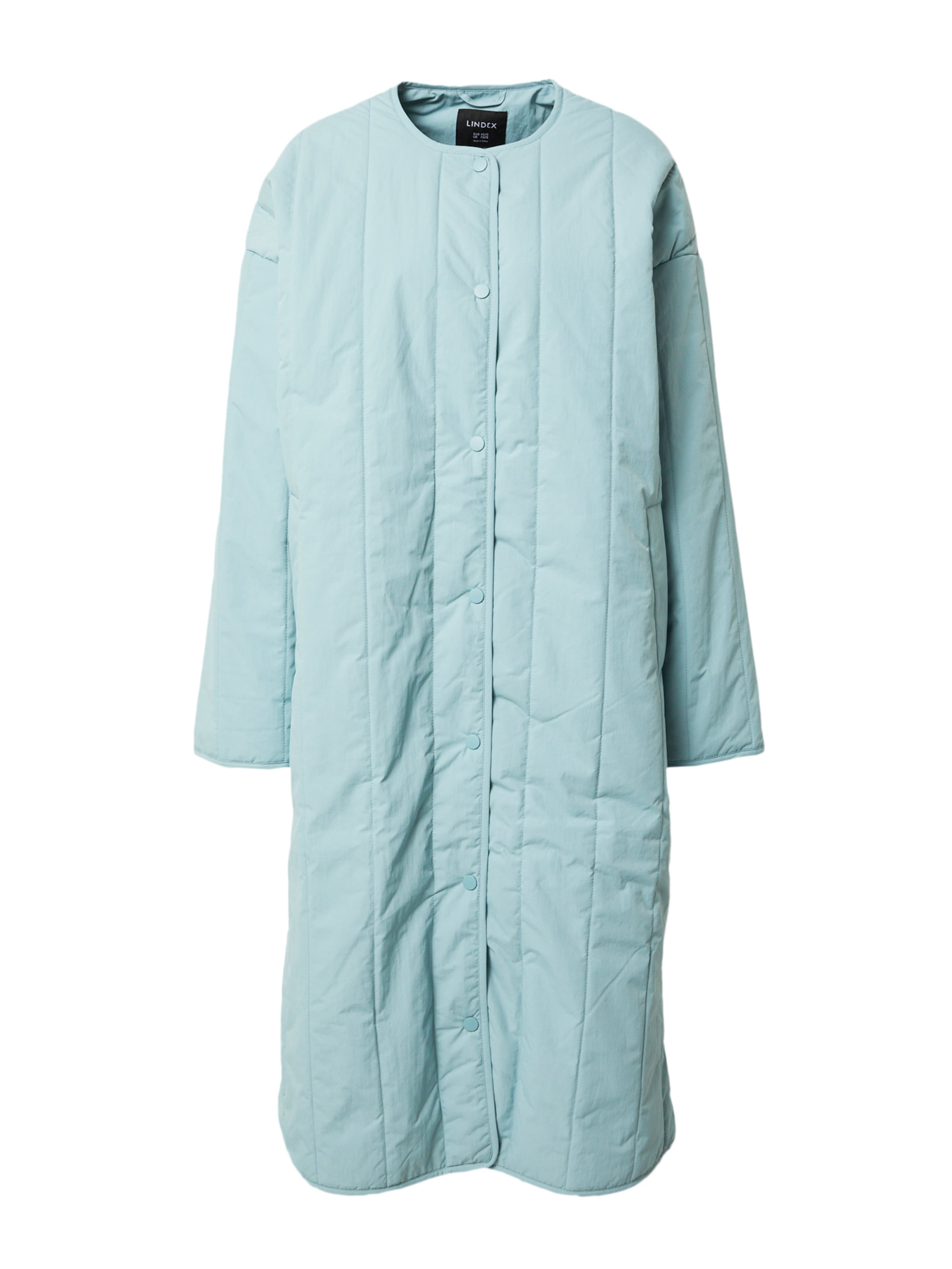Lindex Prehoden plašč &#x27;Sheila&#x27; | modra barva: sprednja stran