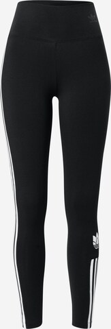 ADIDAS ORIGINALS Skinny Leggings 'Adicolor Trefoil' in Schwarz: predná strana