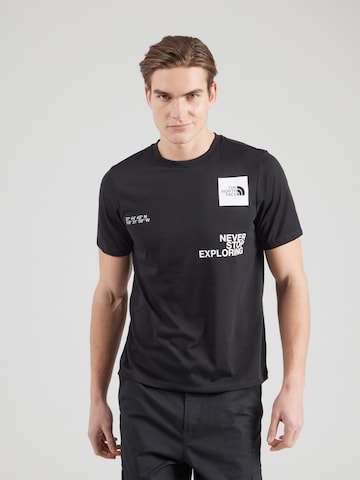 Maglia funzionale 'MOUNTAIN FOUNDATION COORDINATES' di THE NORTH FACE in nero: frontale