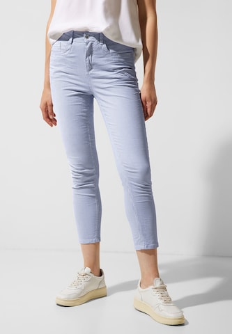 STREET ONE Slimfit Jeans in Blau: predná strana