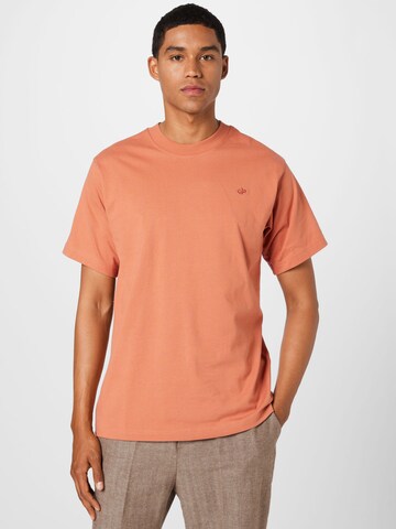 T-Shirt 'Adicolor Contempo' ADIDAS ORIGINALS en marron : devant