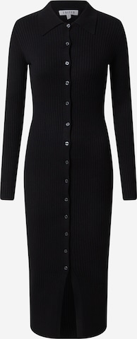 EDITED Knitted dress 'Suri' in Black: front