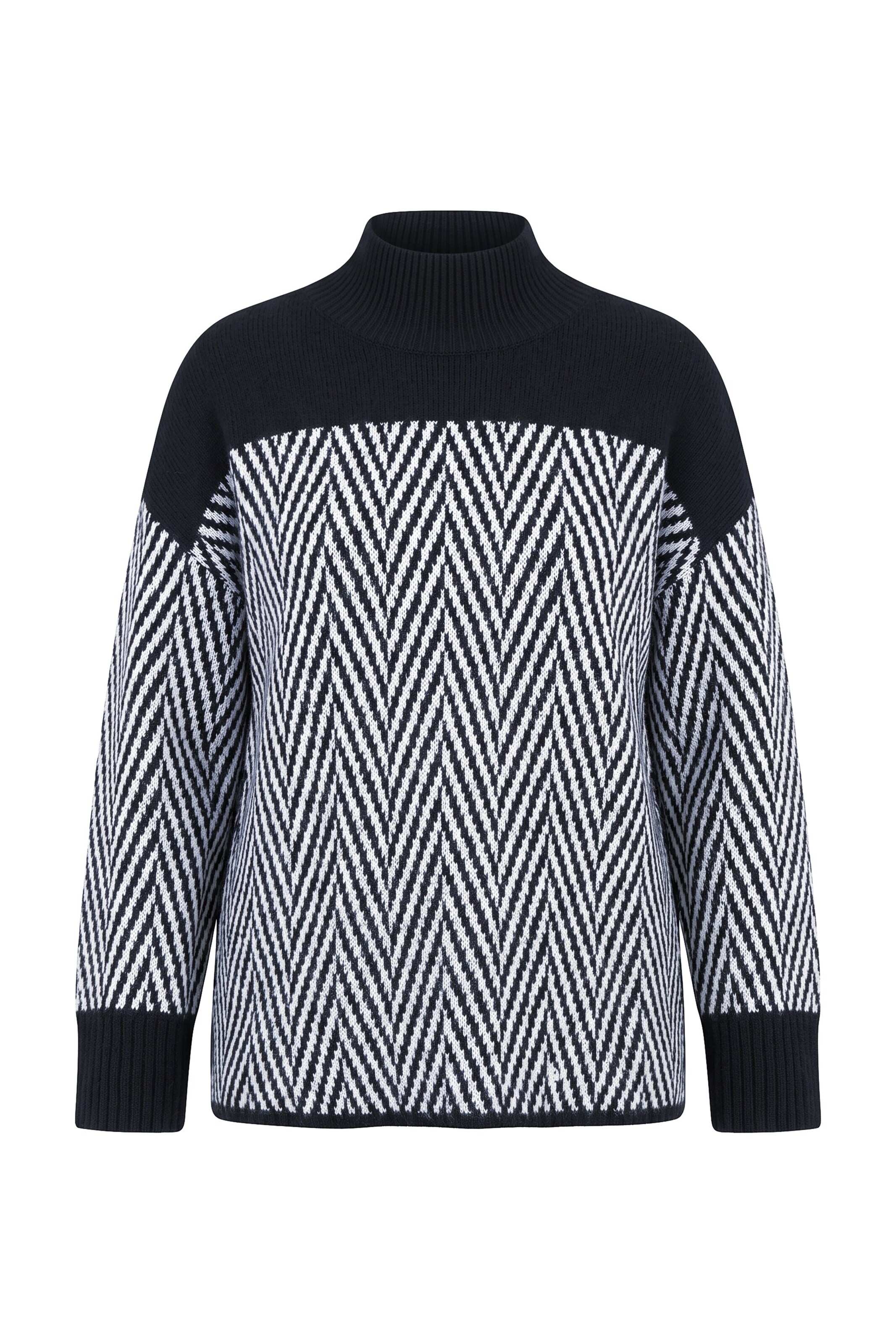 MIAMODA Pullover in Schwarz: Vorderseite