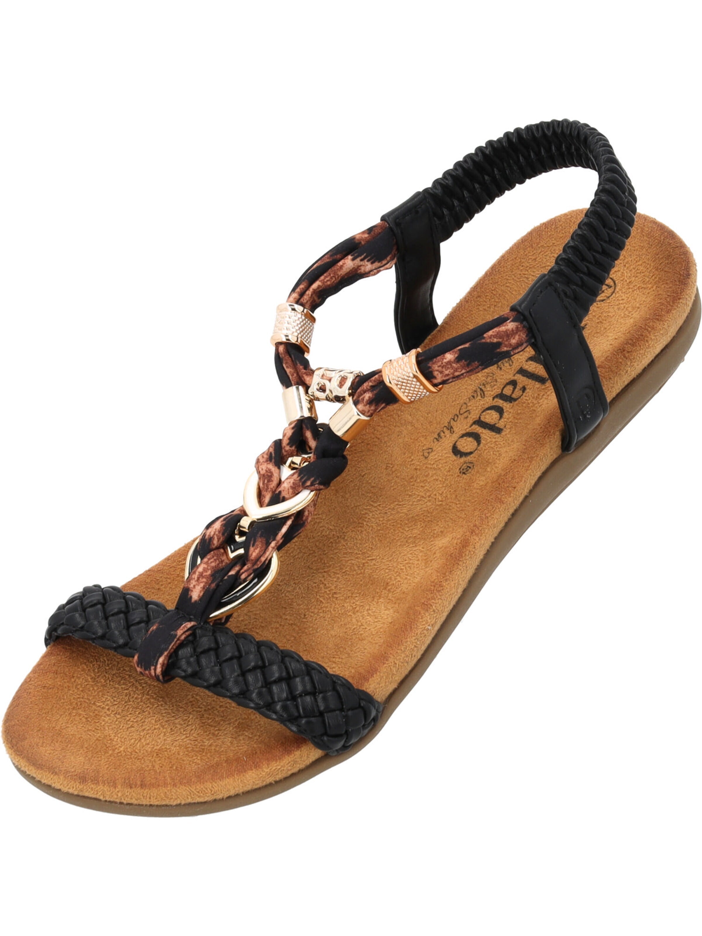 Palado by Sila Sahin Sandal 'Palado Ubah by Sila Sahin' in Black: front