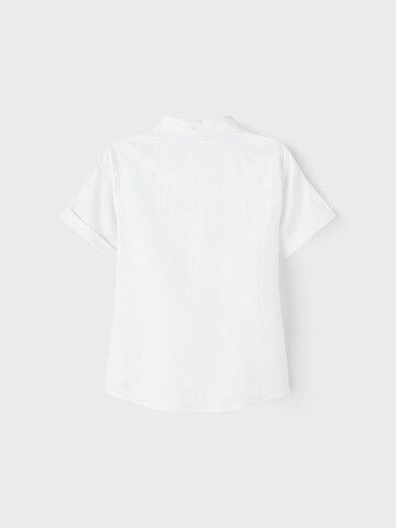 NAME IT - Ajuste regular Camisa en blanco