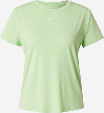 T-shirt fonctionnel 'One Classic' NIKE en vert : devant
