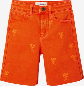 Desigual Regular Jeans 'Aguila' in Oranje: voorkant