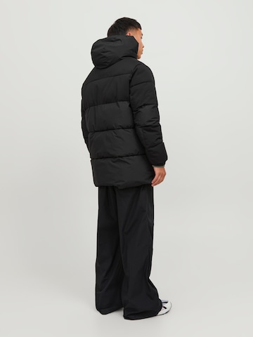 JACK & JONES Winterjas 'Force' in Zwart