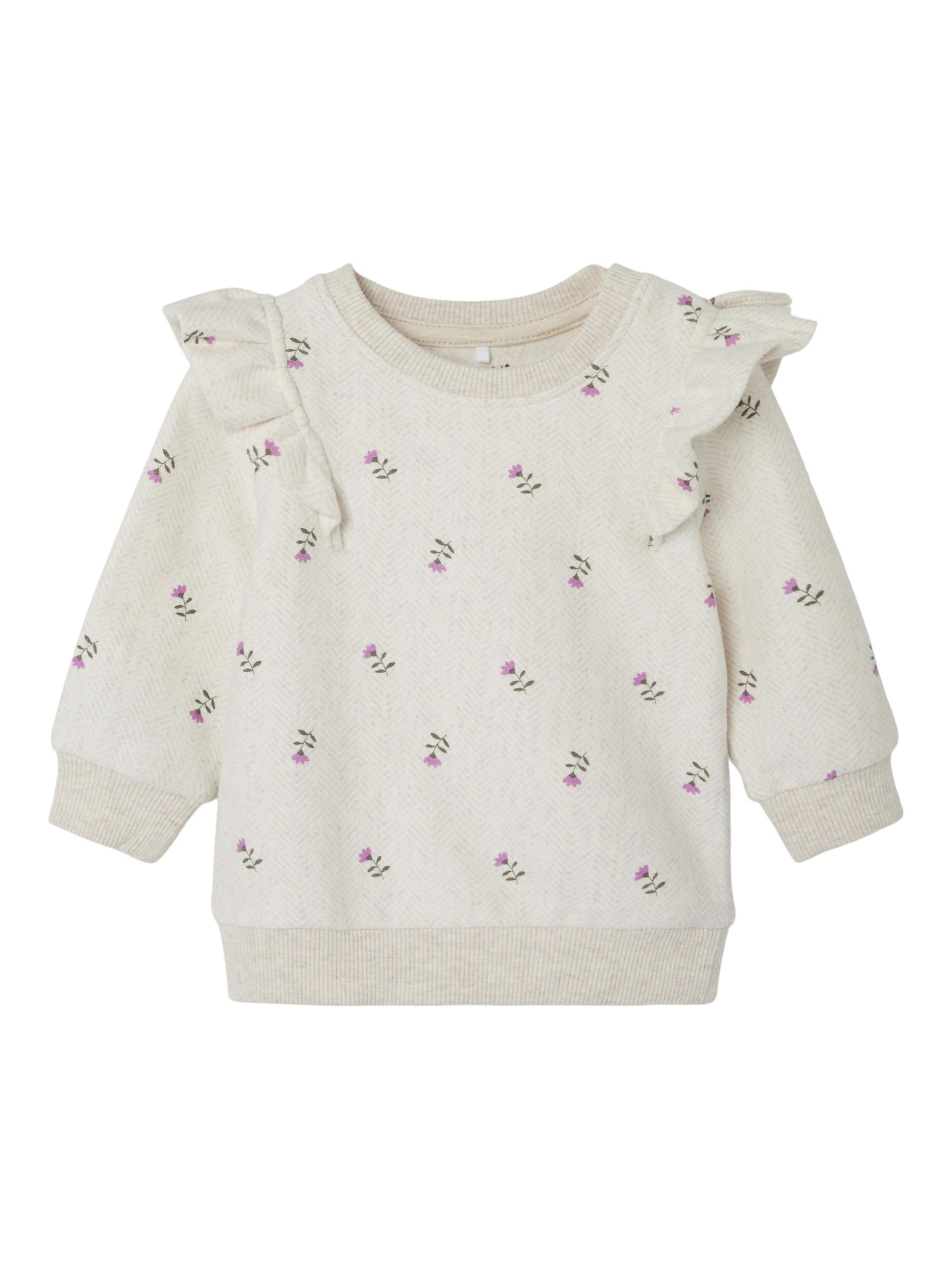 NAME IT Sweatshirt i beige: forside