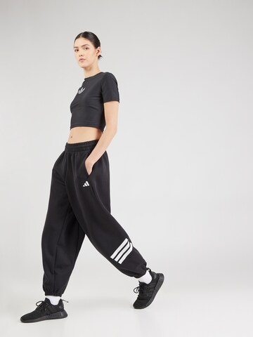 ADIDAS SPORTSWEAR Loose fit Sports trousers ' 'Future Icons' in Black